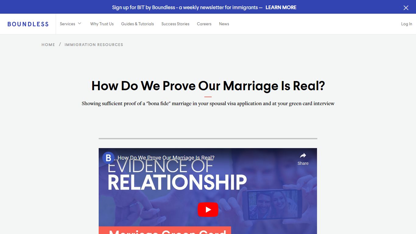 How Do We Prove Our Marriage Is Real? U.S. Marriage Visa Info - Boundless